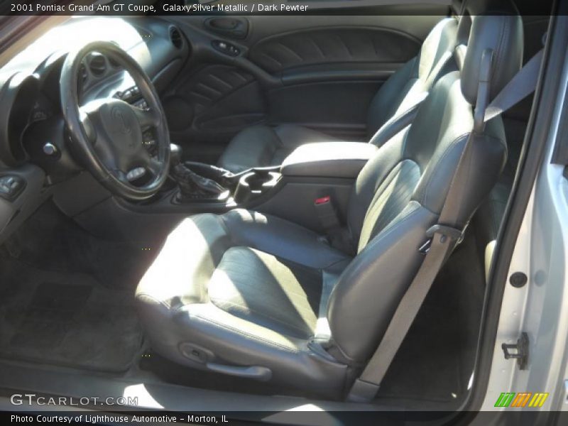 Galaxy Silver Metallic / Dark Pewter 2001 Pontiac Grand Am GT Coupe