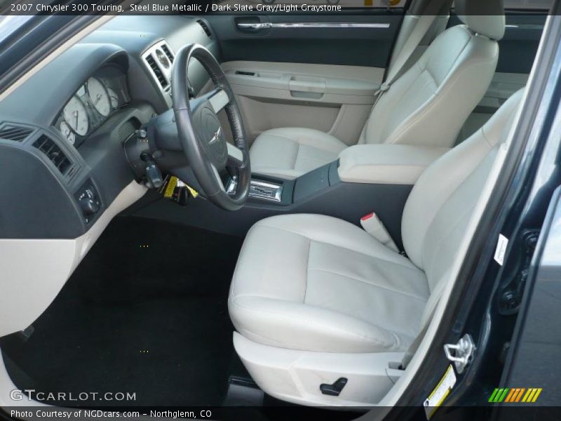 Steel Blue Metallic / Dark Slate Gray/Light Graystone 2007 Chrysler 300 Touring