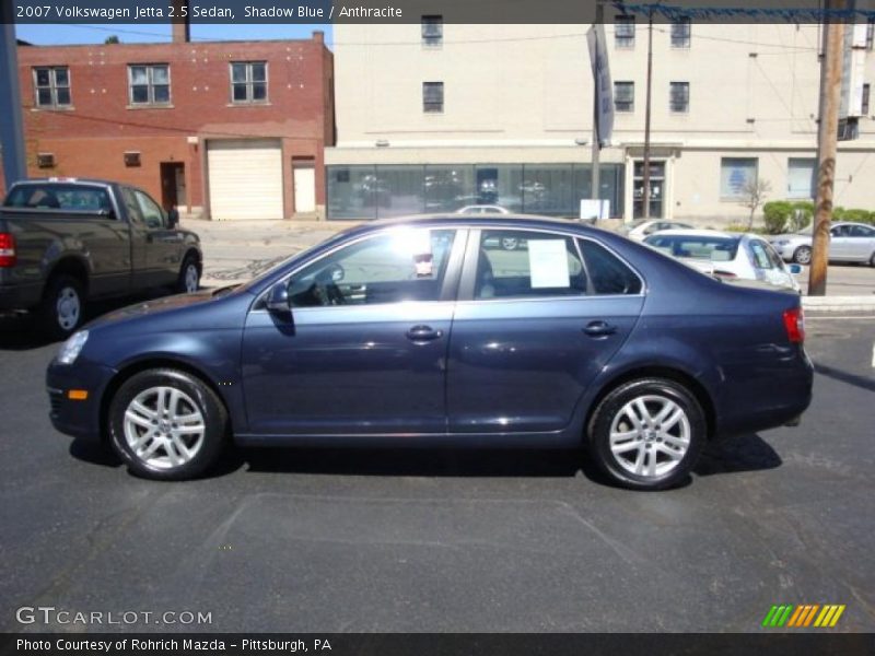 Shadow Blue / Anthracite 2007 Volkswagen Jetta 2.5 Sedan