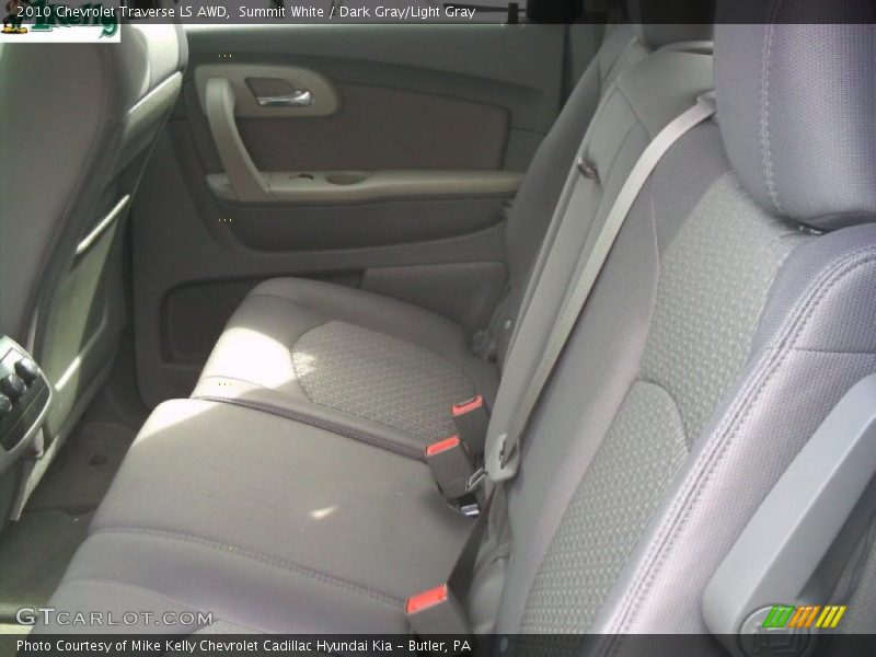 Summit White / Dark Gray/Light Gray 2010 Chevrolet Traverse LS AWD