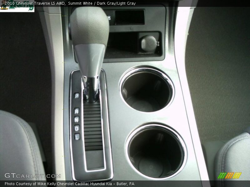 Summit White / Dark Gray/Light Gray 2010 Chevrolet Traverse LS AWD