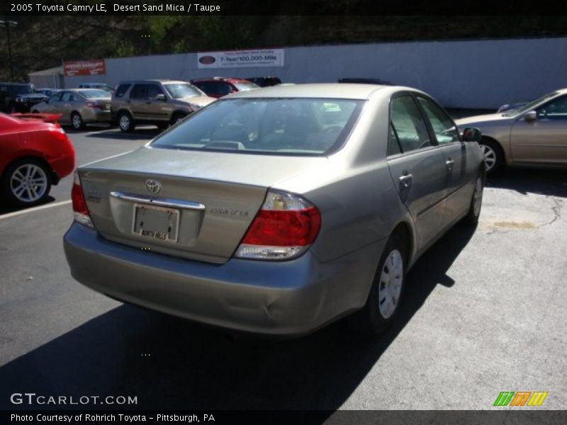 Desert Sand Mica / Taupe 2005 Toyota Camry LE