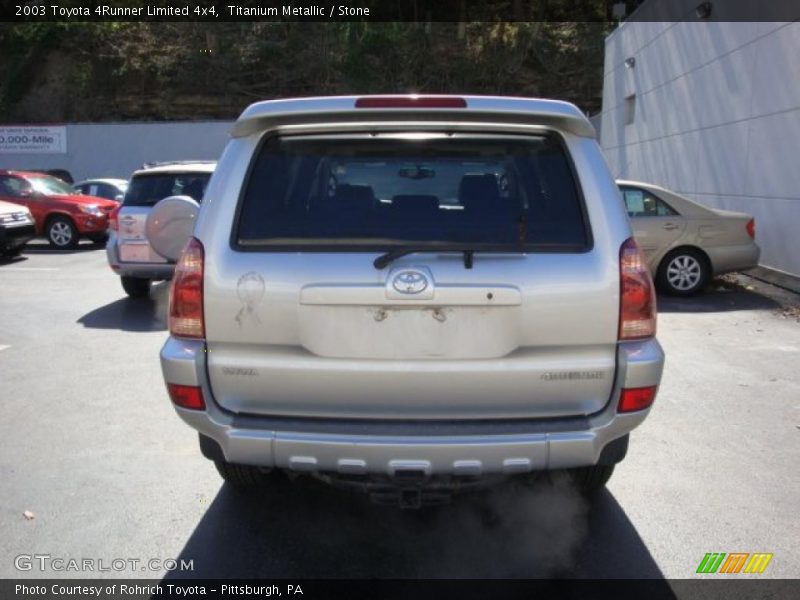 Titanium Metallic / Stone 2003 Toyota 4Runner Limited 4x4
