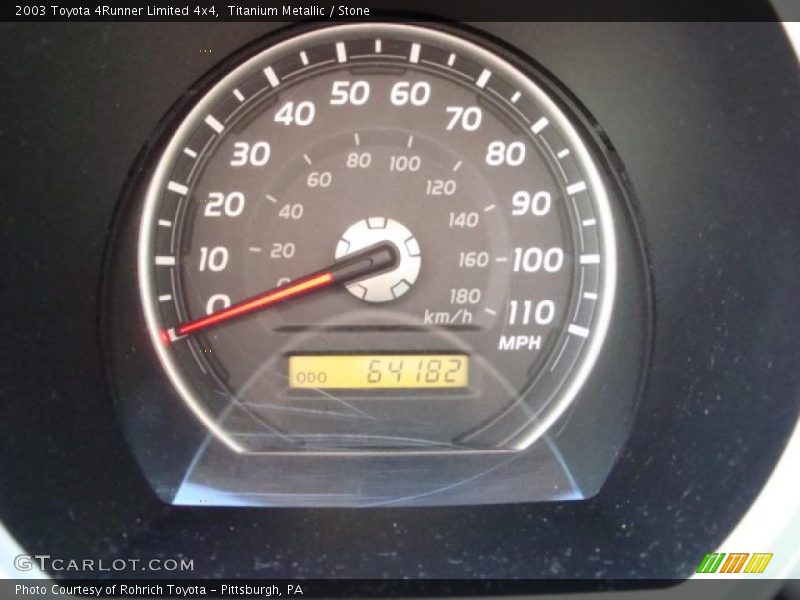 Titanium Metallic / Stone 2003 Toyota 4Runner Limited 4x4