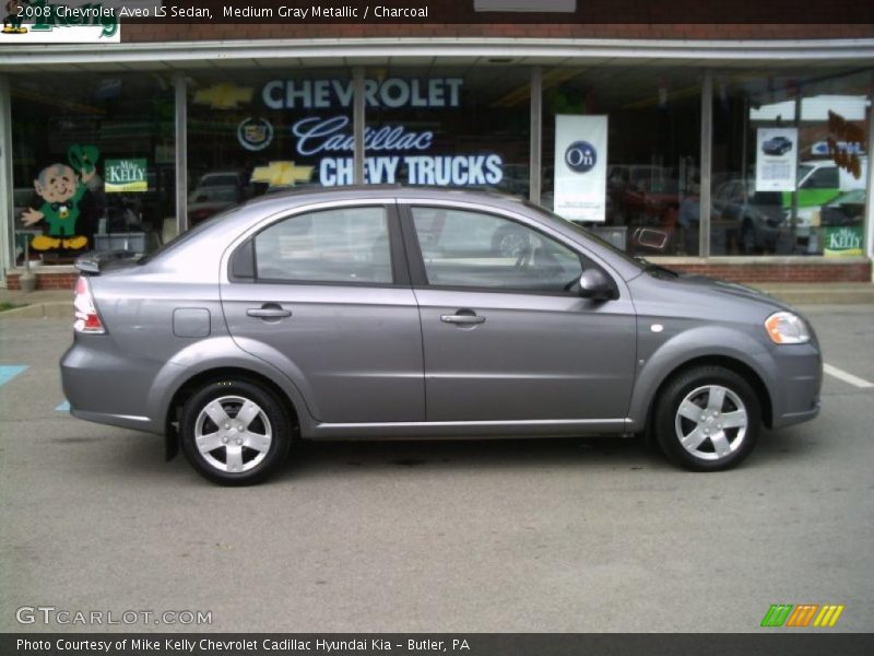 Medium Gray Metallic / Charcoal 2008 Chevrolet Aveo LS Sedan