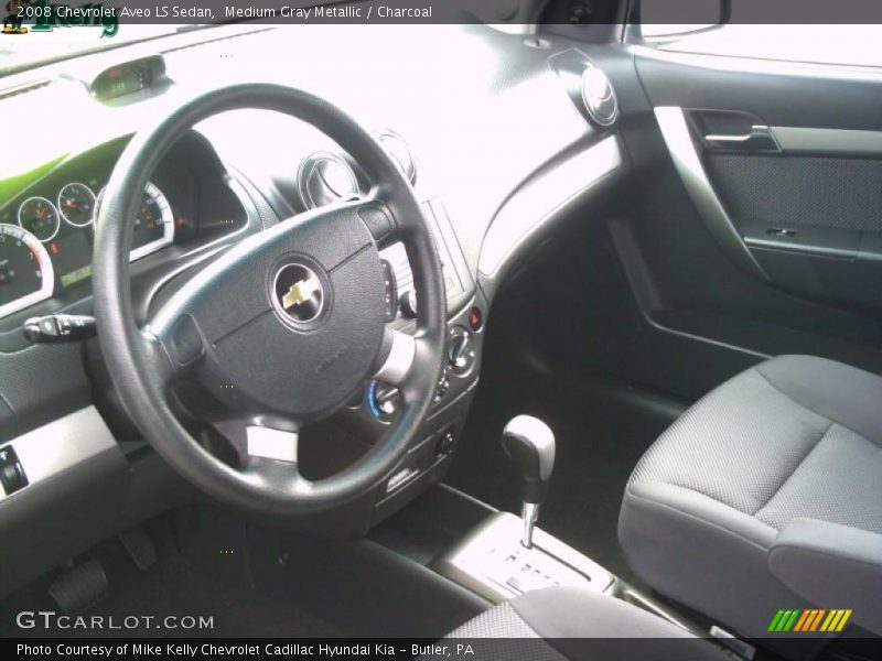 Medium Gray Metallic / Charcoal 2008 Chevrolet Aveo LS Sedan