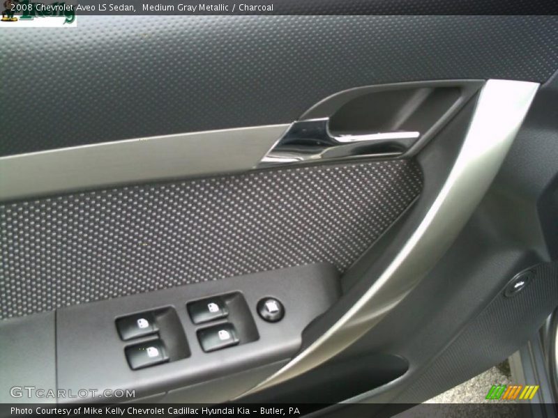 Medium Gray Metallic / Charcoal 2008 Chevrolet Aveo LS Sedan