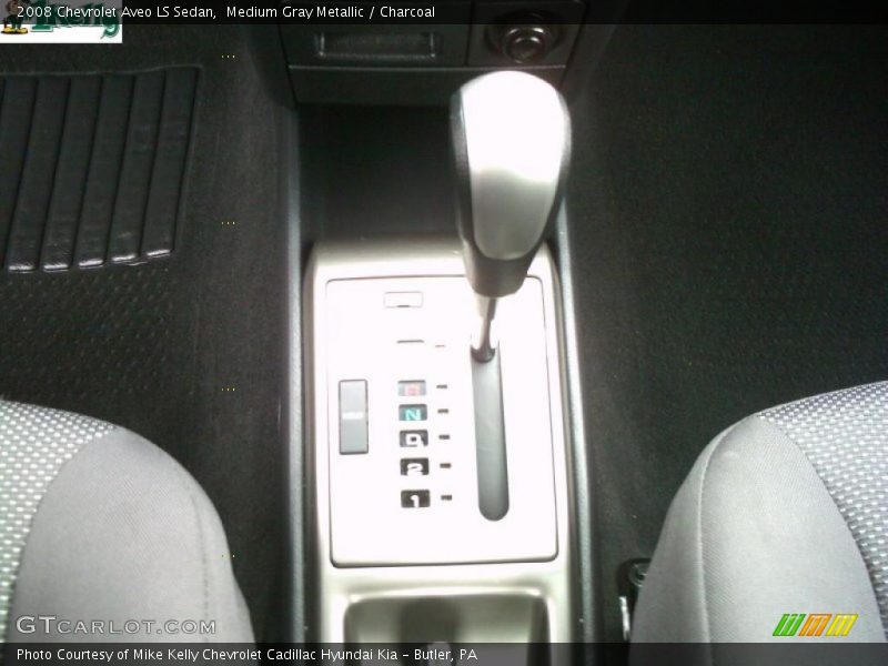 Medium Gray Metallic / Charcoal 2008 Chevrolet Aveo LS Sedan