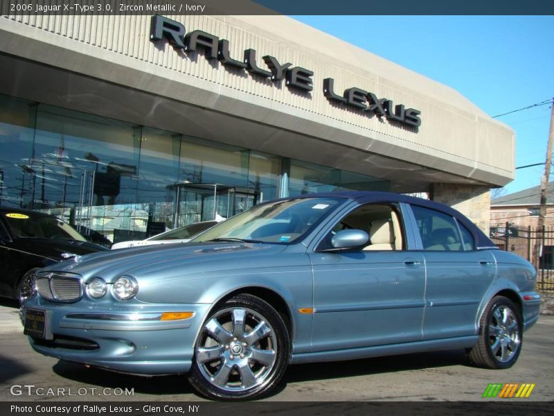 Zircon Metallic / Ivory 2006 Jaguar X-Type 3.0