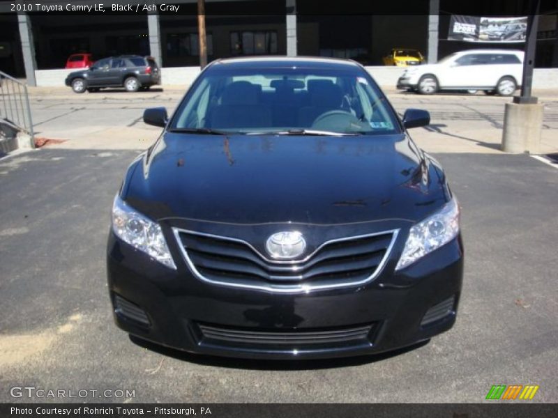 Black / Ash Gray 2010 Toyota Camry LE