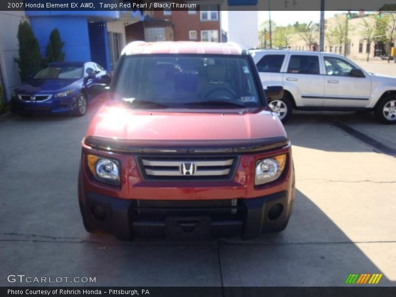 Tango Red Pearl / Black/Titanium 2007 Honda Element EX AWD