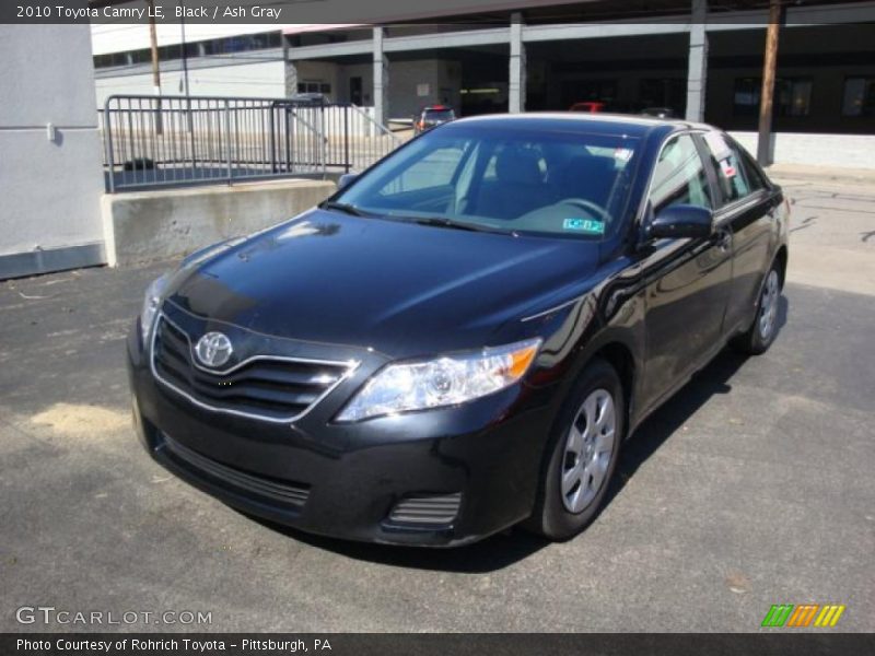 Black / Ash Gray 2010 Toyota Camry LE