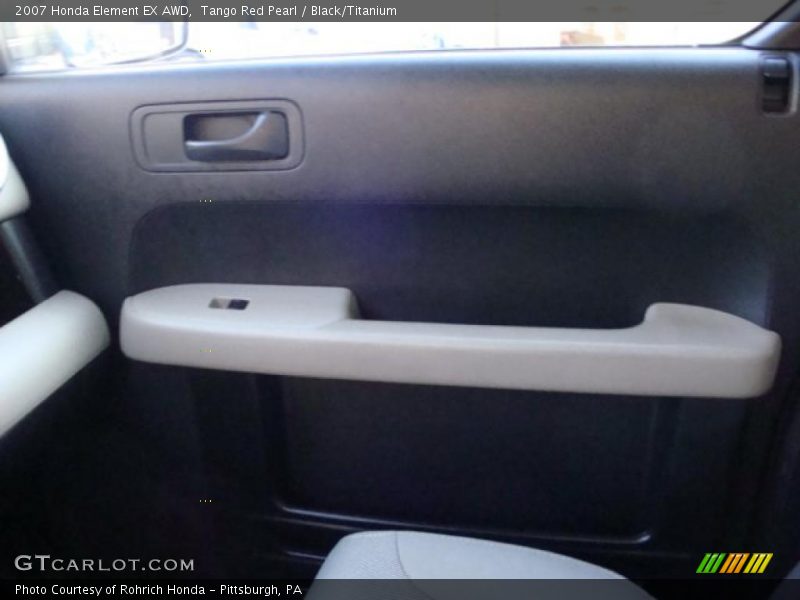 Tango Red Pearl / Black/Titanium 2007 Honda Element EX AWD