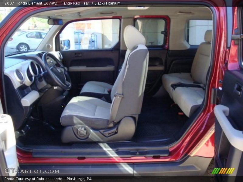 Tango Red Pearl / Black/Titanium 2007 Honda Element EX AWD