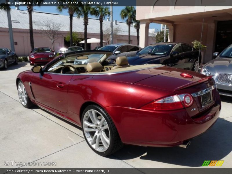 Radiance Red Metallic / Caramel 2007 Jaguar XK XK8 Convertible