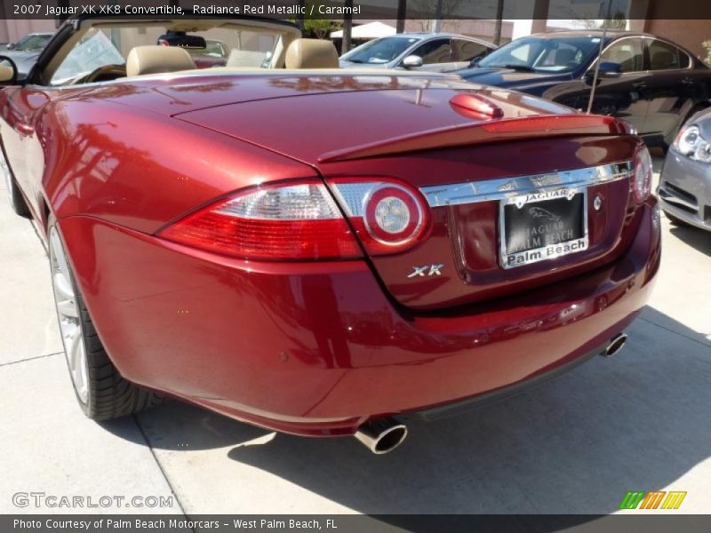 Radiance Red Metallic / Caramel 2007 Jaguar XK XK8 Convertible