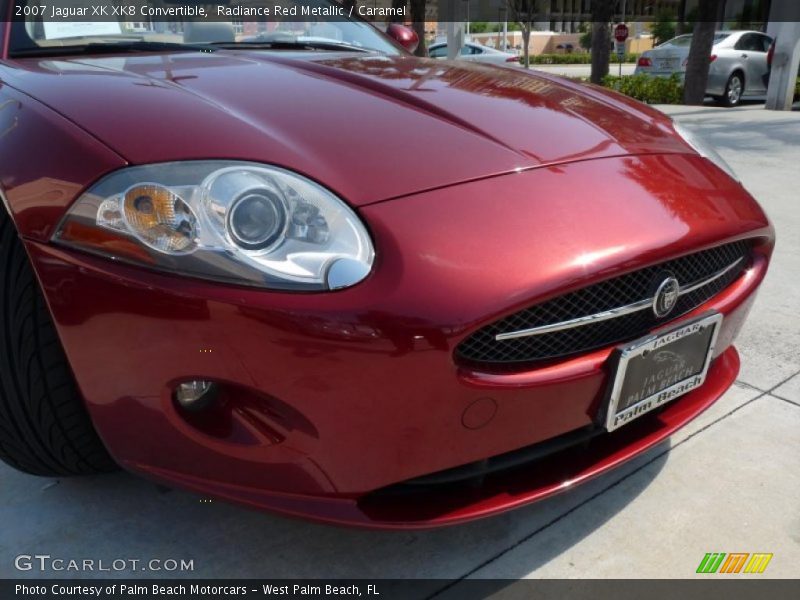Radiance Red Metallic / Caramel 2007 Jaguar XK XK8 Convertible