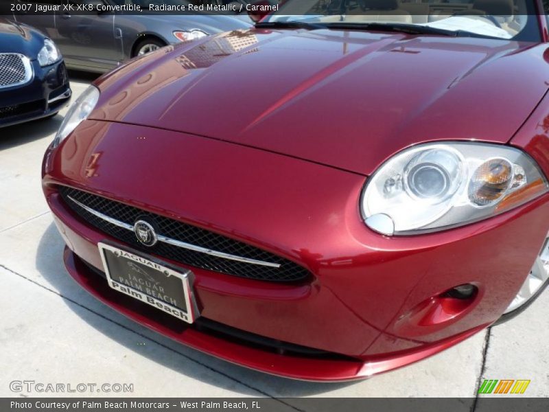 Radiance Red Metallic / Caramel 2007 Jaguar XK XK8 Convertible
