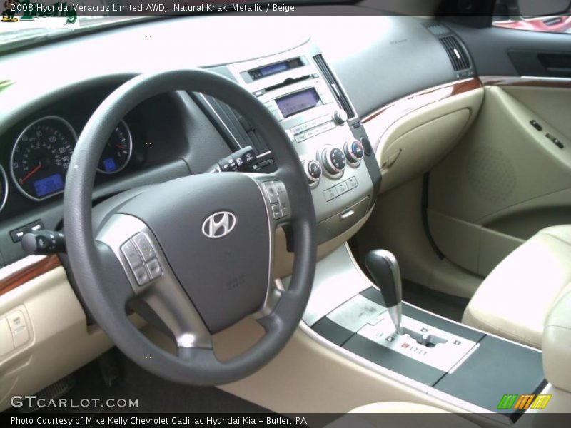 Natural Khaki Metallic / Beige 2008 Hyundai Veracruz Limited AWD