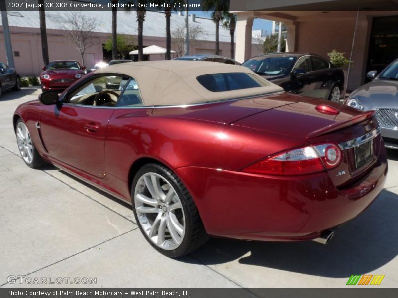 Radiance Red Metallic / Caramel 2007 Jaguar XK XK8 Convertible