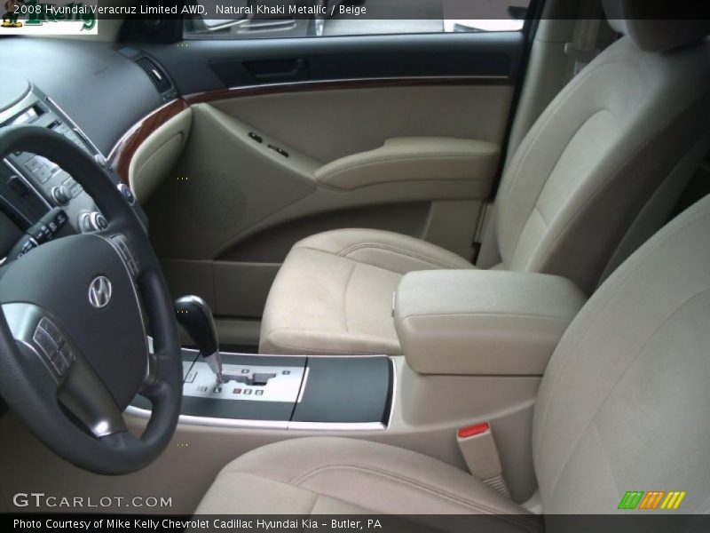 Natural Khaki Metallic / Beige 2008 Hyundai Veracruz Limited AWD