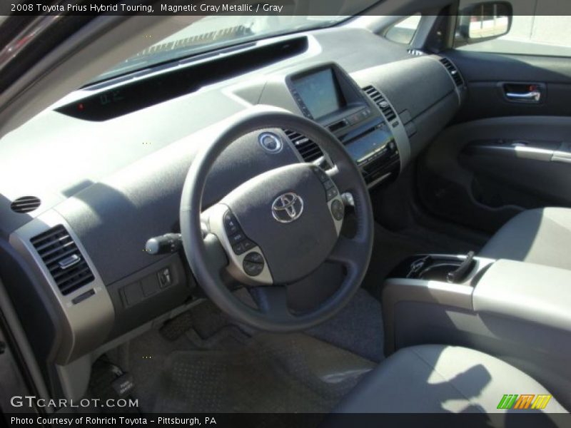 Magnetic Gray Metallic / Gray 2008 Toyota Prius Hybrid Touring