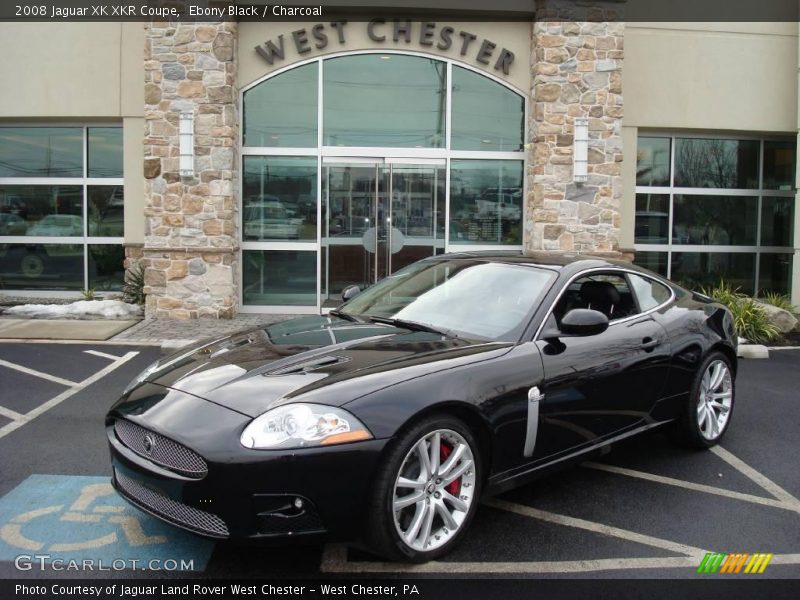 Ebony Black / Charcoal 2008 Jaguar XK XKR Coupe