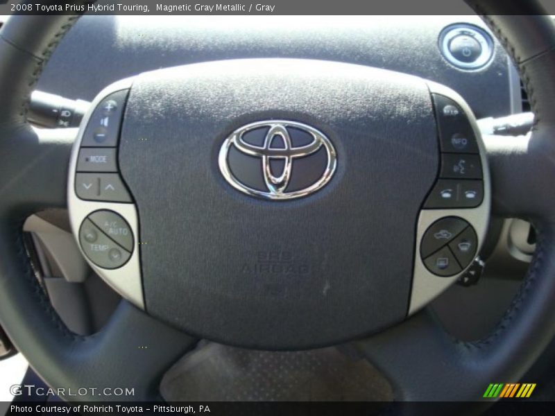 Magnetic Gray Metallic / Gray 2008 Toyota Prius Hybrid Touring