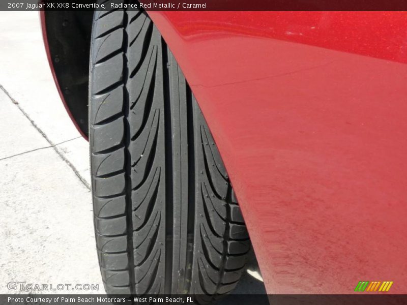 Radiance Red Metallic / Caramel 2007 Jaguar XK XK8 Convertible