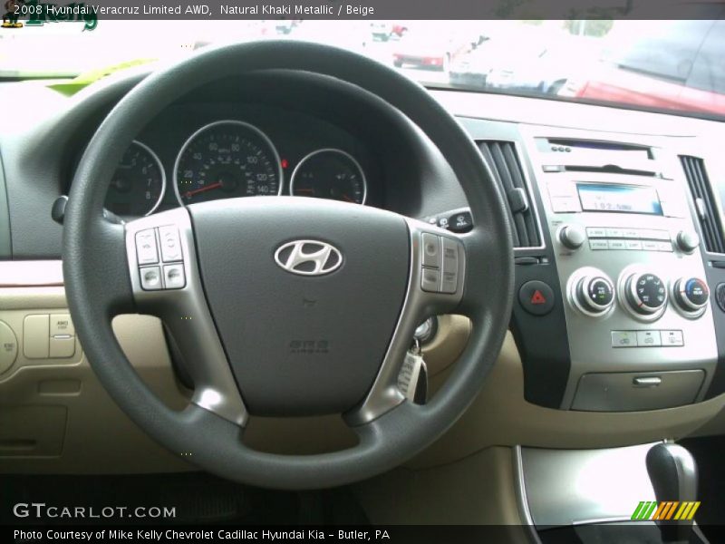 Natural Khaki Metallic / Beige 2008 Hyundai Veracruz Limited AWD