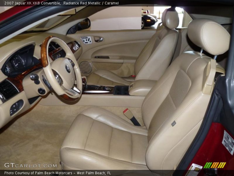 Radiance Red Metallic / Caramel 2007 Jaguar XK XK8 Convertible