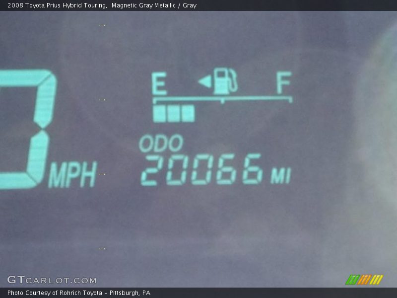 Magnetic Gray Metallic / Gray 2008 Toyota Prius Hybrid Touring