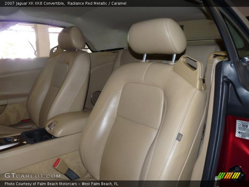 Radiance Red Metallic / Caramel 2007 Jaguar XK XK8 Convertible