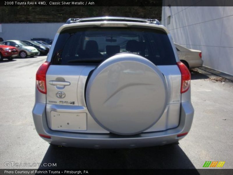 Classic Silver Metallic / Ash 2008 Toyota RAV4 4WD