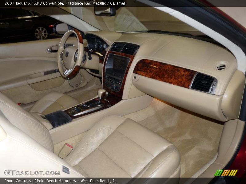Radiance Red Metallic / Caramel 2007 Jaguar XK XK8 Convertible