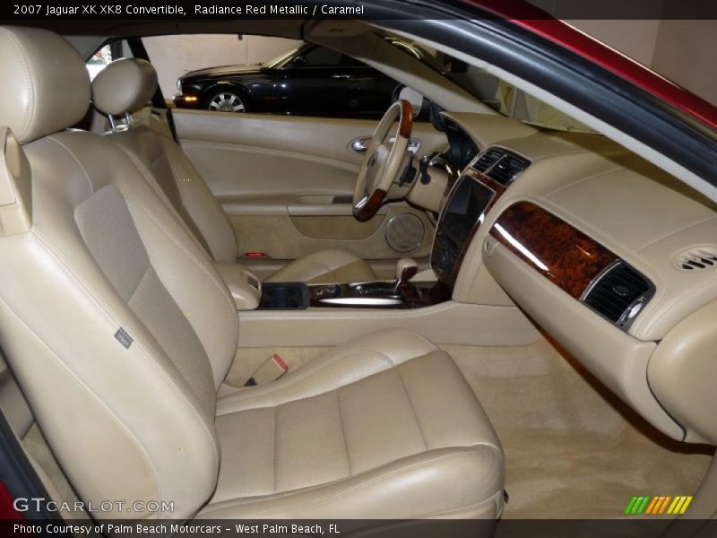 Radiance Red Metallic / Caramel 2007 Jaguar XK XK8 Convertible