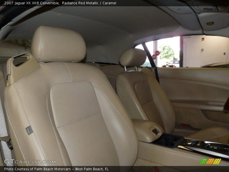 Radiance Red Metallic / Caramel 2007 Jaguar XK XK8 Convertible