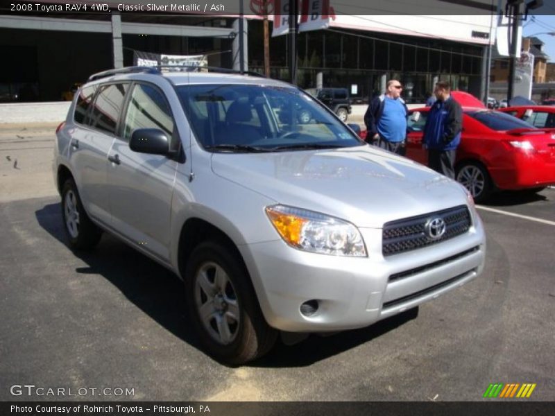 Classic Silver Metallic / Ash 2008 Toyota RAV4 4WD