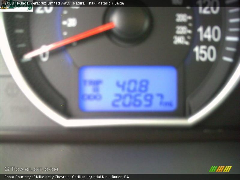 Natural Khaki Metallic / Beige 2008 Hyundai Veracruz Limited AWD