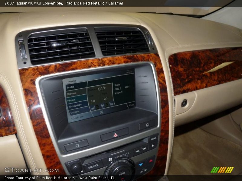 Radiance Red Metallic / Caramel 2007 Jaguar XK XK8 Convertible