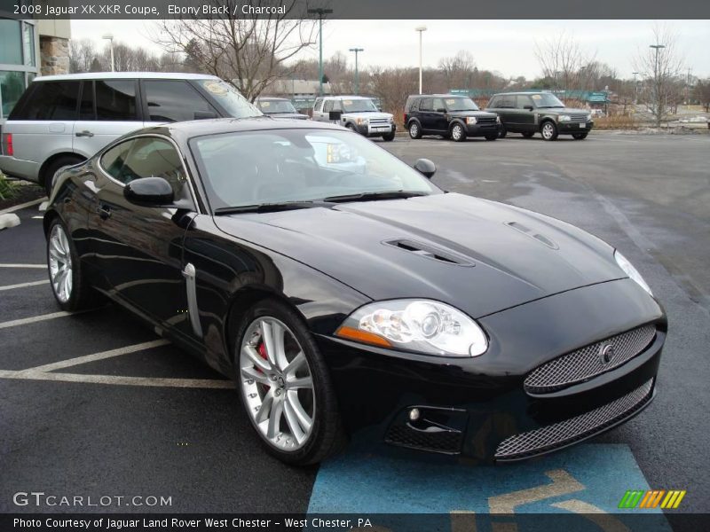 Ebony Black / Charcoal 2008 Jaguar XK XKR Coupe