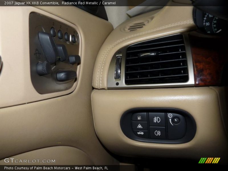 Radiance Red Metallic / Caramel 2007 Jaguar XK XK8 Convertible