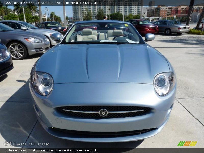 Frost Blue Metallic / Ivory/Slate 2007 Jaguar XK XK8 Convertible