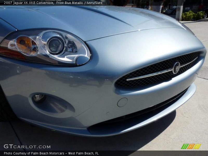 Frost Blue Metallic / Ivory/Slate 2007 Jaguar XK XK8 Convertible