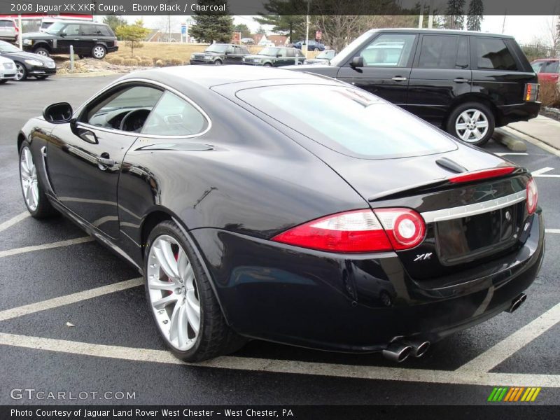 Ebony Black / Charcoal 2008 Jaguar XK XKR Coupe