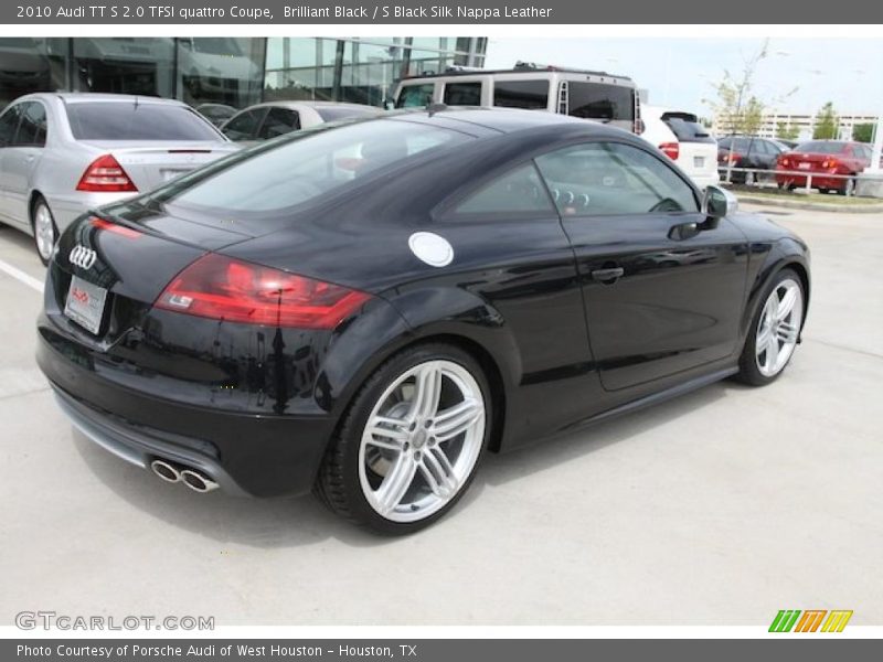 Brilliant Black / S Black Silk Nappa Leather 2010 Audi TT S 2.0 TFSI quattro Coupe
