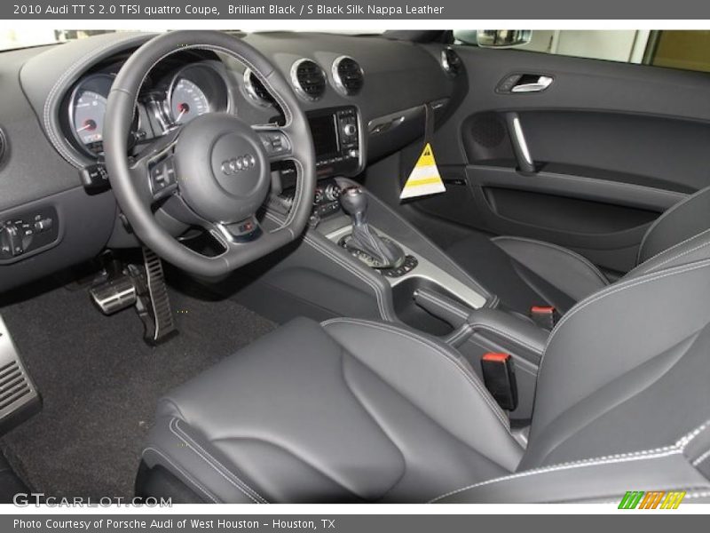 Brilliant Black / S Black Silk Nappa Leather 2010 Audi TT S 2.0 TFSI quattro Coupe
