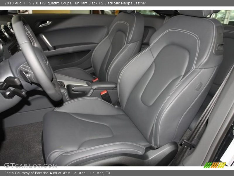 Brilliant Black / S Black Silk Nappa Leather 2010 Audi TT S 2.0 TFSI quattro Coupe