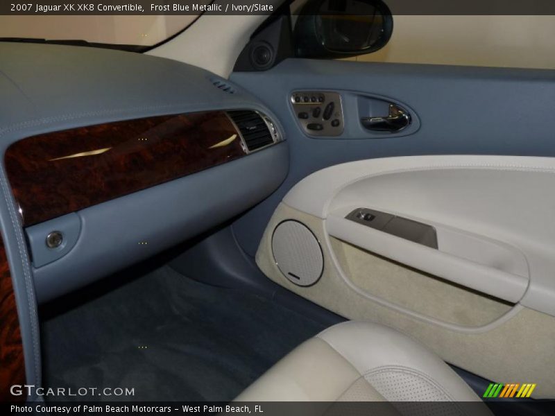 Frost Blue Metallic / Ivory/Slate 2007 Jaguar XK XK8 Convertible