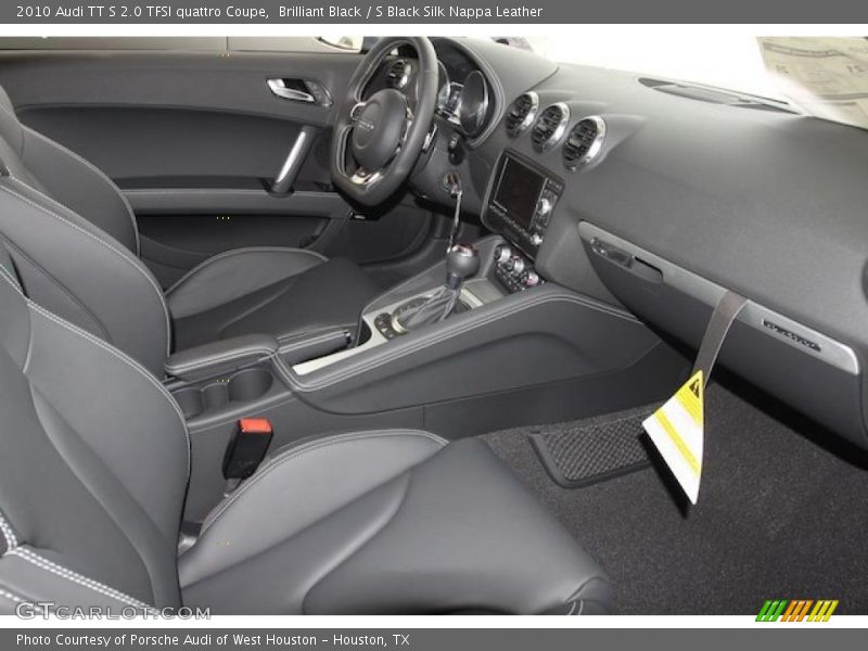 Brilliant Black / S Black Silk Nappa Leather 2010 Audi TT S 2.0 TFSI quattro Coupe